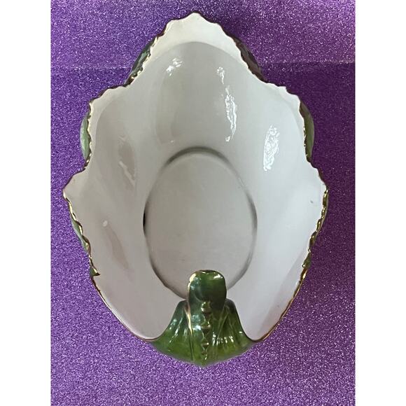 MZ Austria Footed Decorative Creamer Bowl  Porcelain  Moritz Zdekauer 933 - Picture 6 of 8